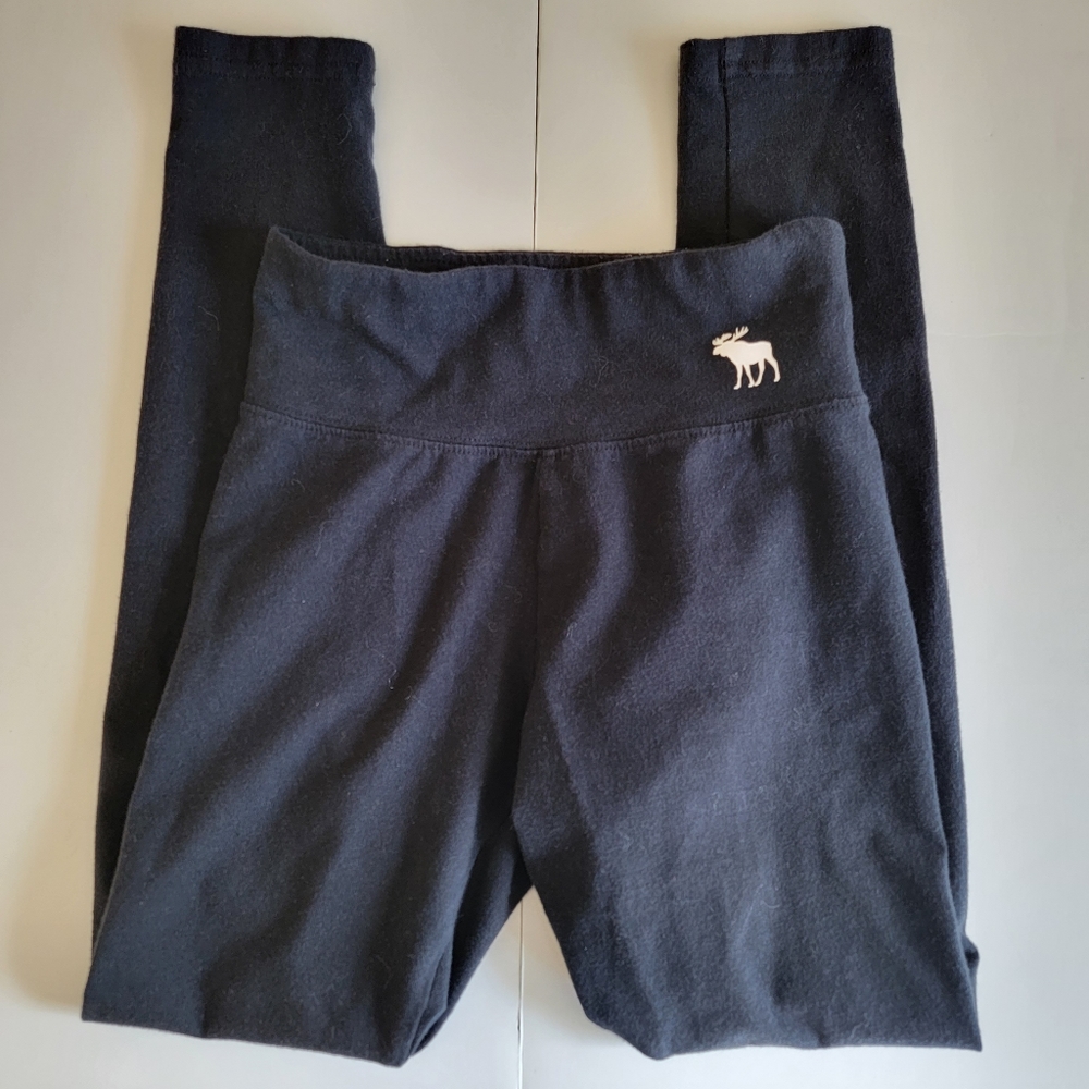 ♦️2/$25♦️Abercrombie Girl's Black Leggings Size 9/10